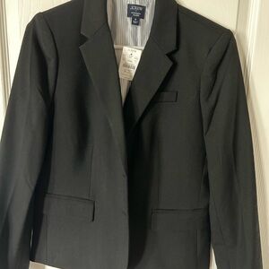 J.Crew Black Schoolboy Blazer